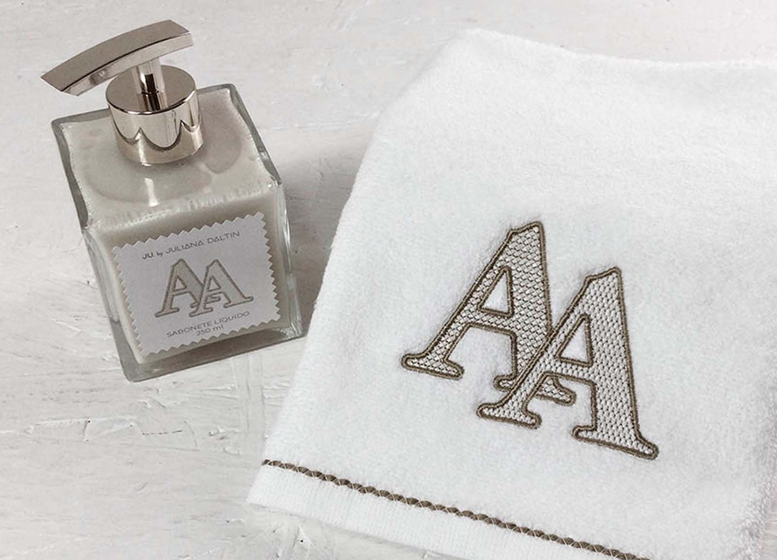 13 monogram towel